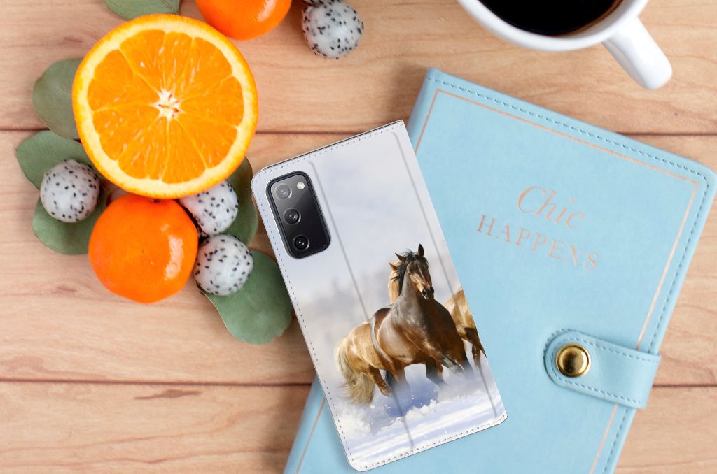 Samsung Galaxy S20 FE Hoesje maken Paarden
