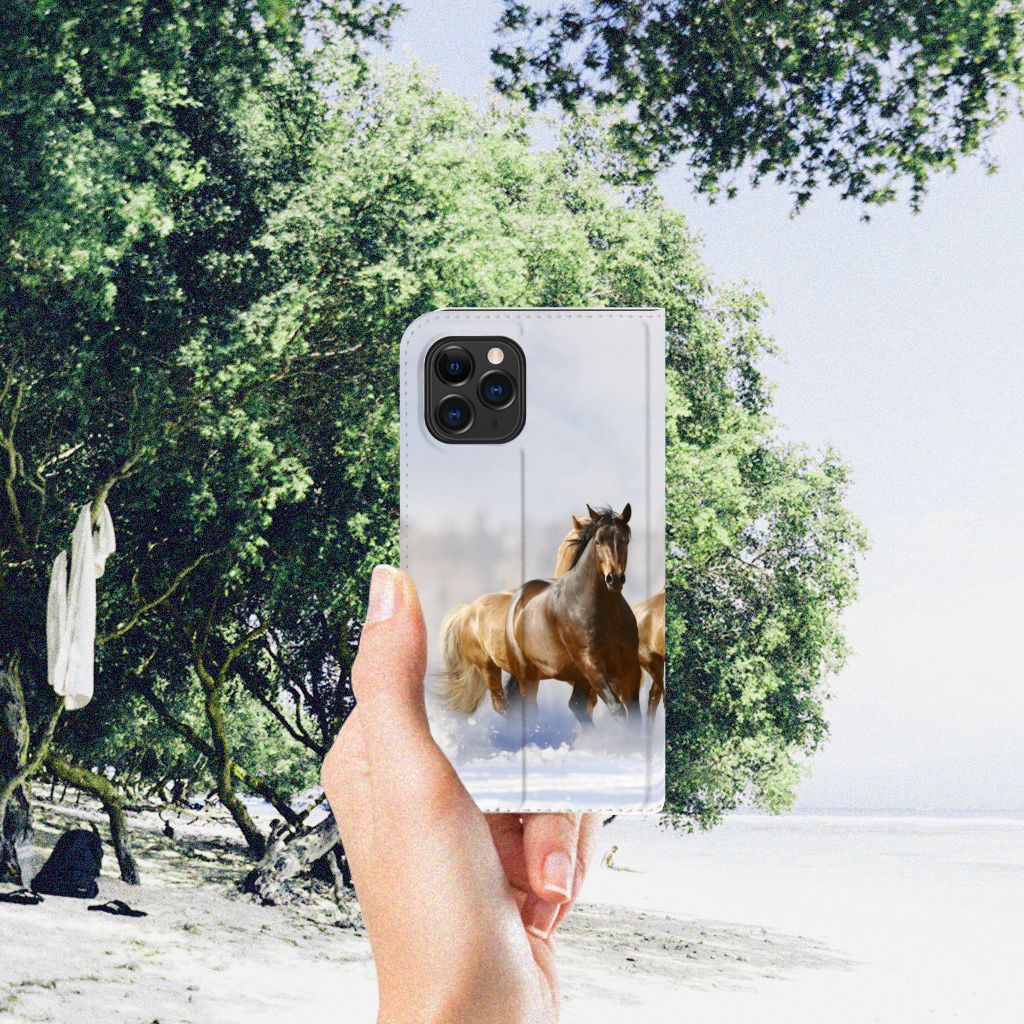 Apple iPhone 11 Pro Hoesje maken Paarden
