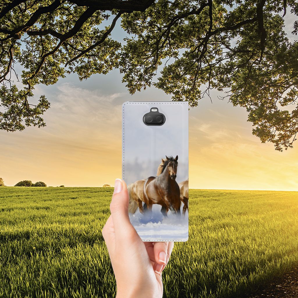 Sony Xperia 10 Plus Hoesje maken Paarden