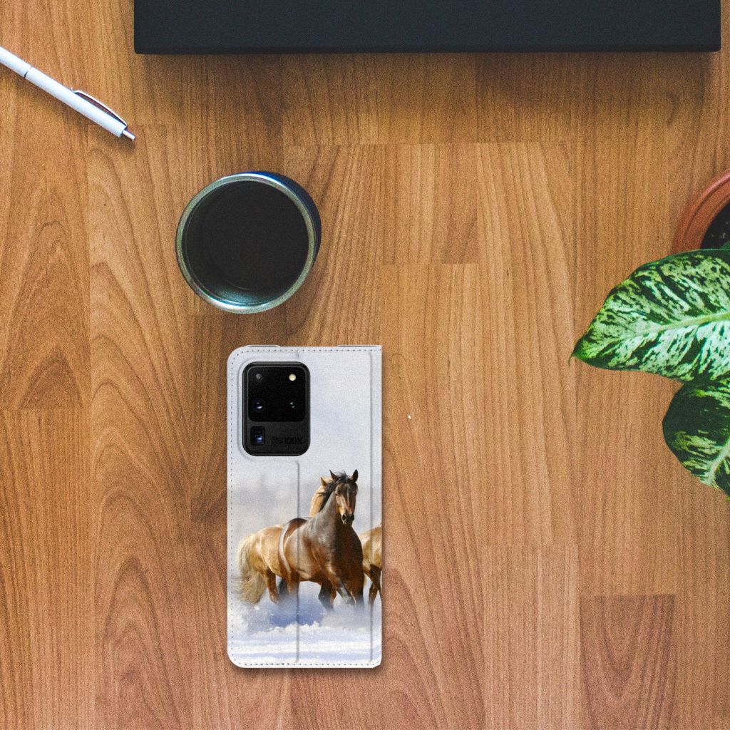 Samsung Galaxy S20 Ultra Hoesje maken Paarden