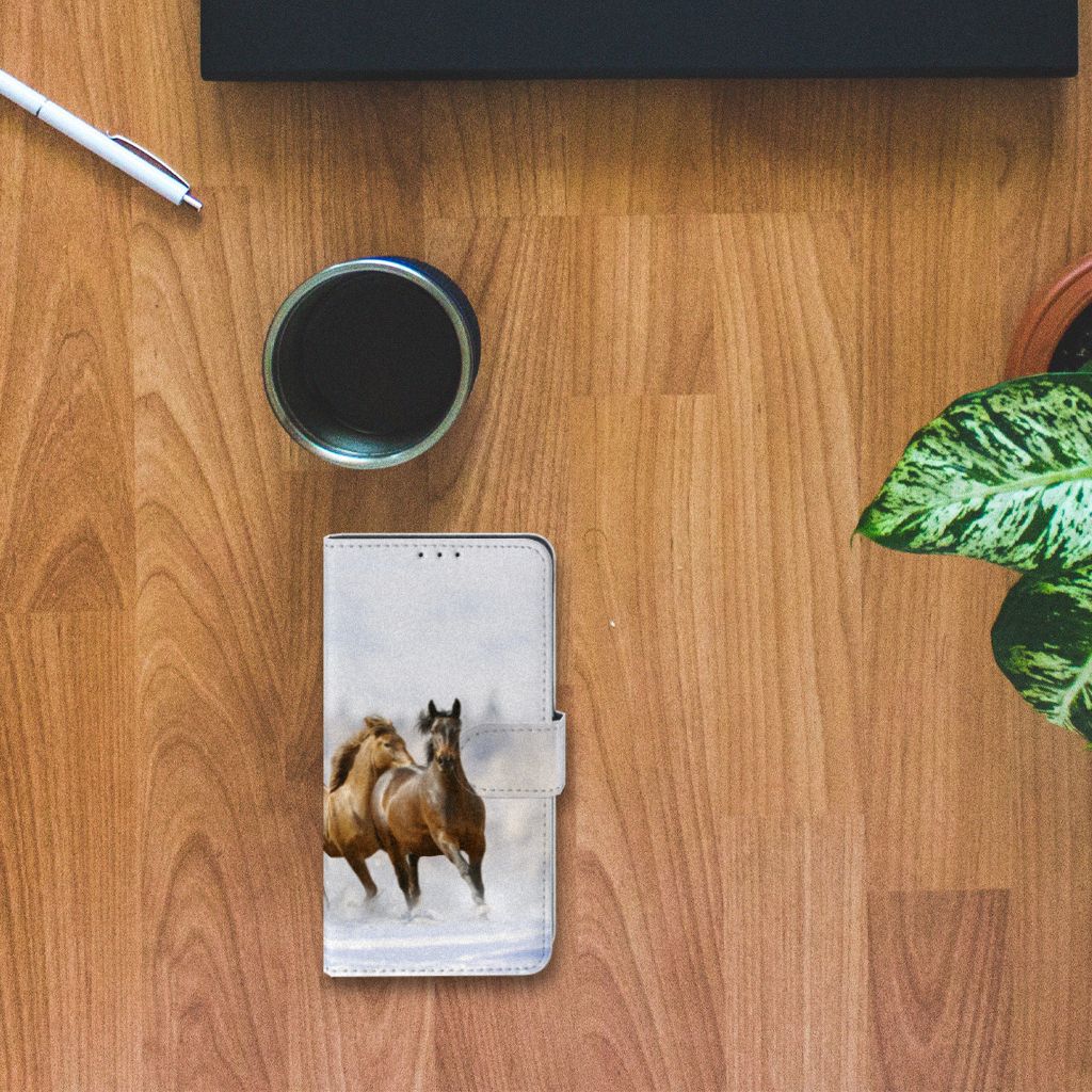 Xiaomi Mi Mix 2s Telefoonhoesje met Pasjes Paarden