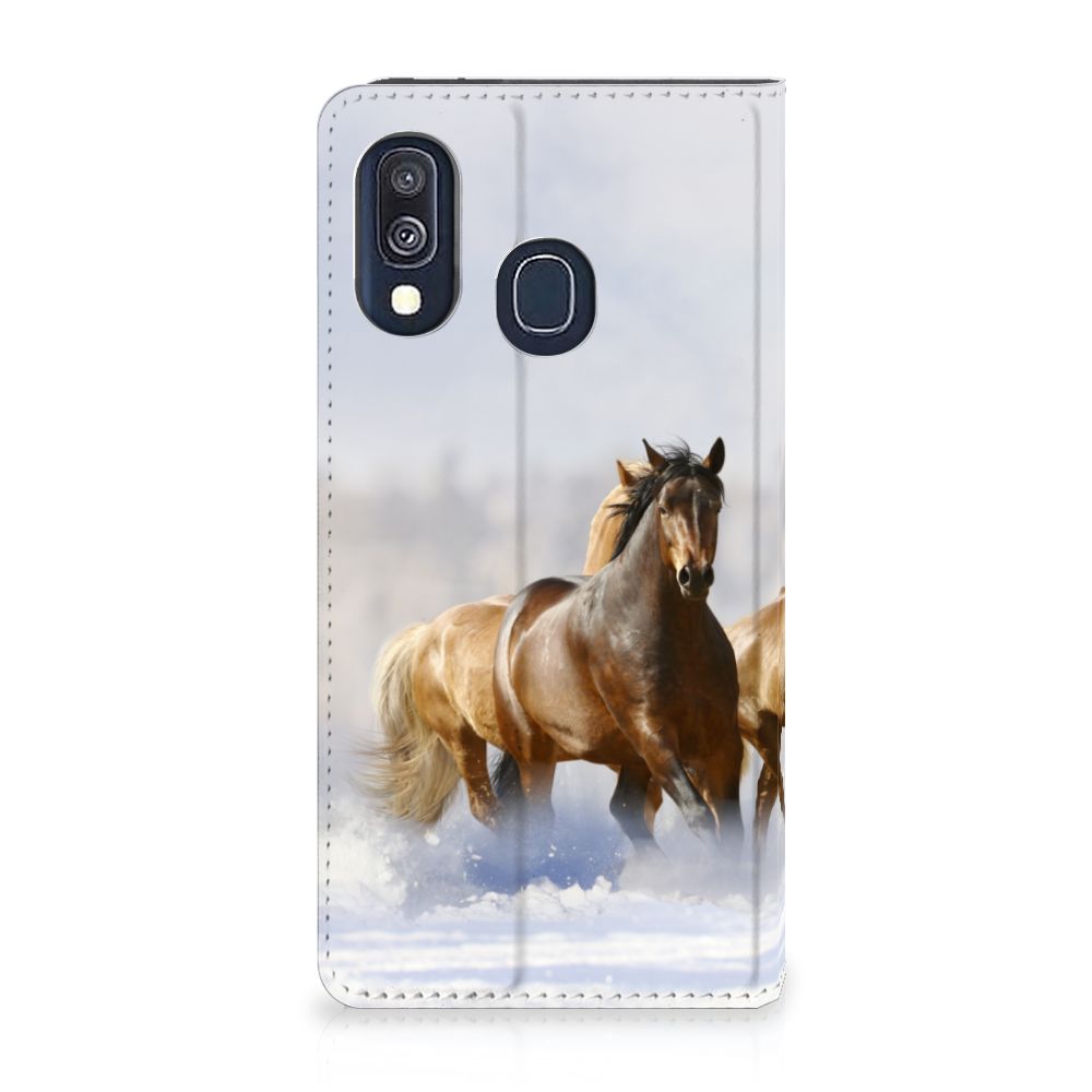 Samsung Galaxy A40 Hoesje maken Paarden