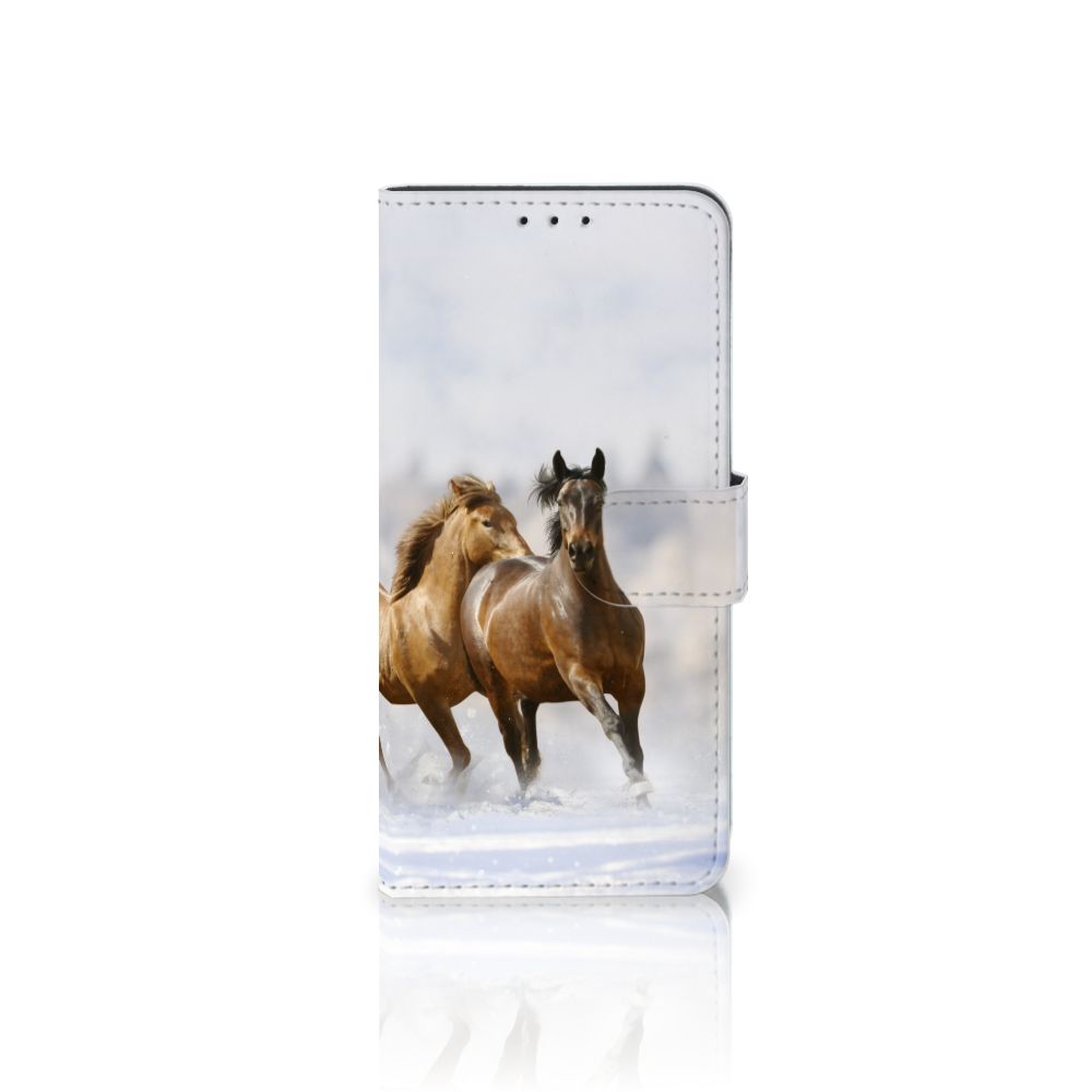 Xiaomi Mi 9 Lite Telefoonhoesje met Pasjes Paarden