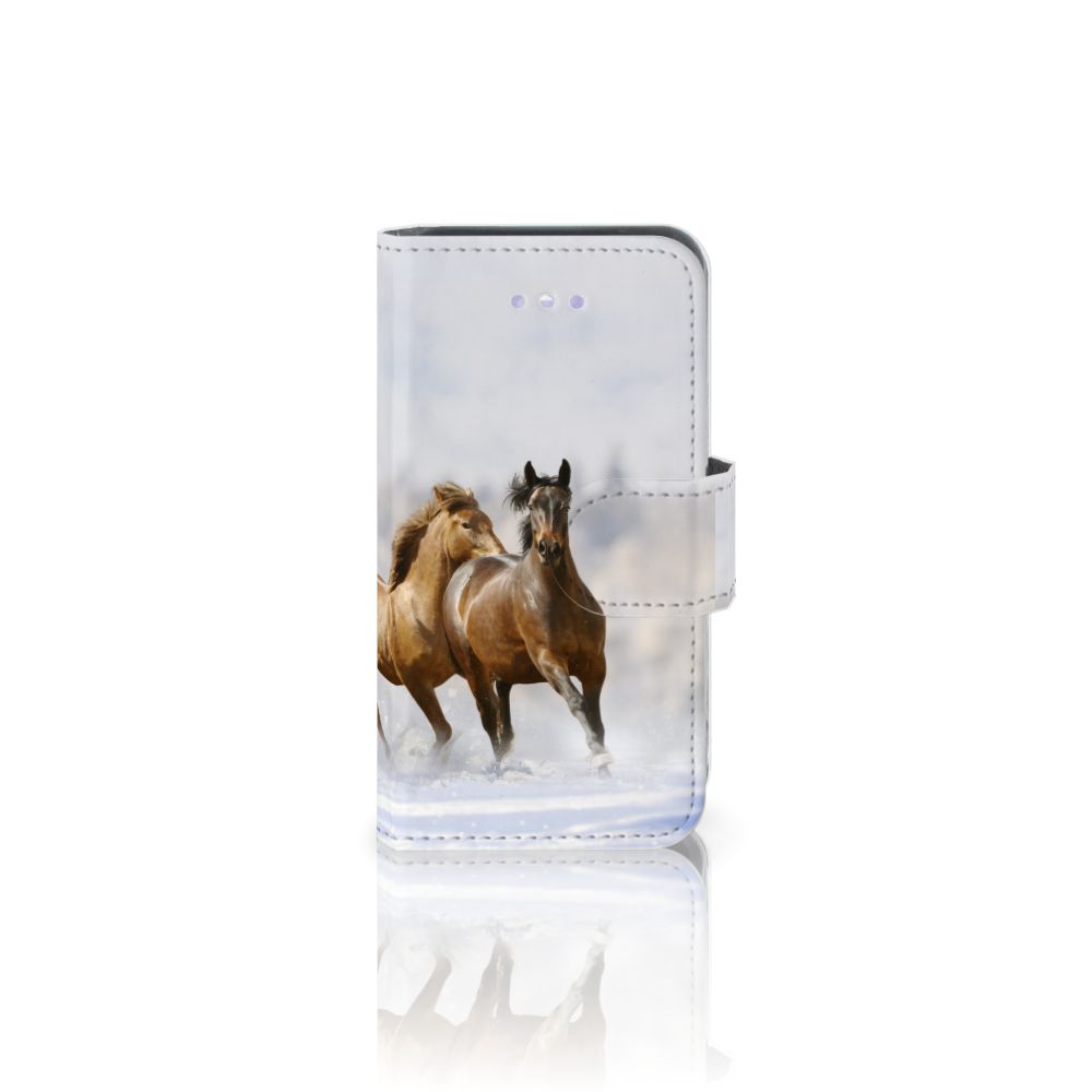 Apple iPhone 4 | 4S Telefoonhoesje met Pasjes Paarden