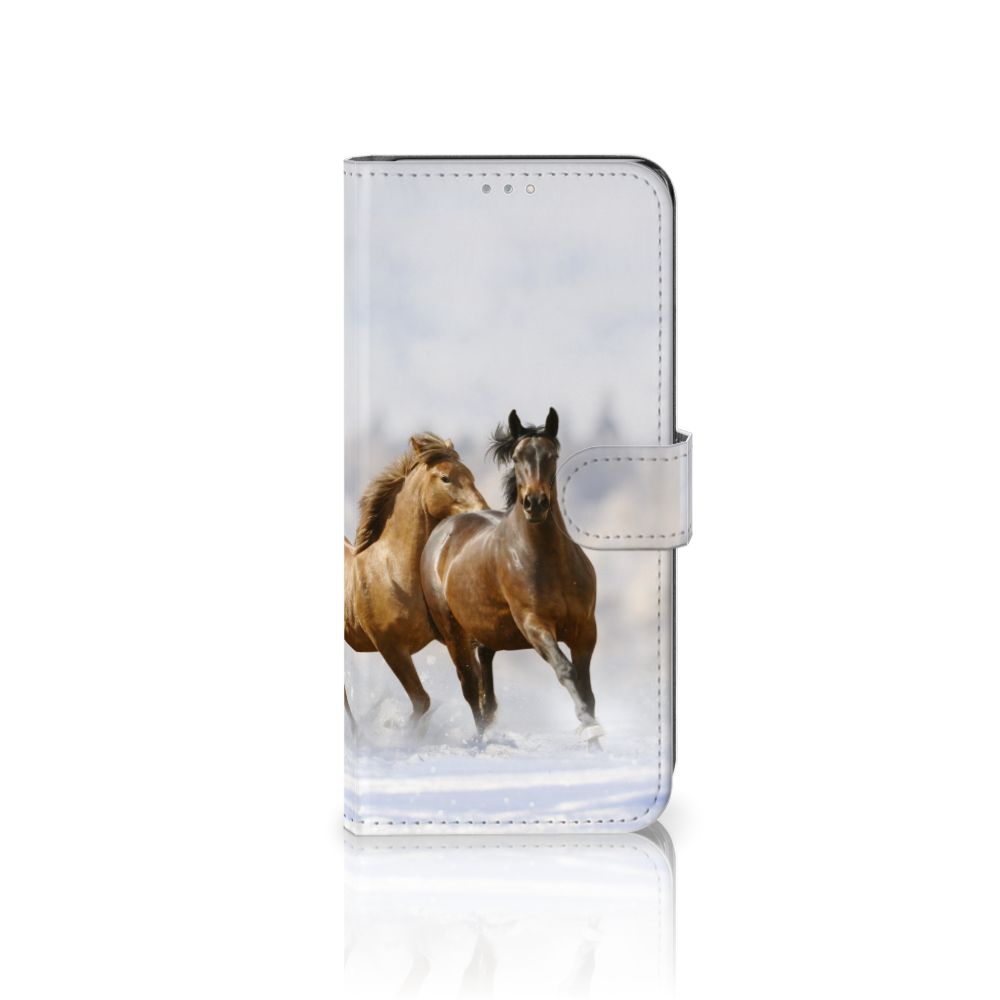 OnePlus Nord N100 Telefoonhoesje met Pasjes Paarden