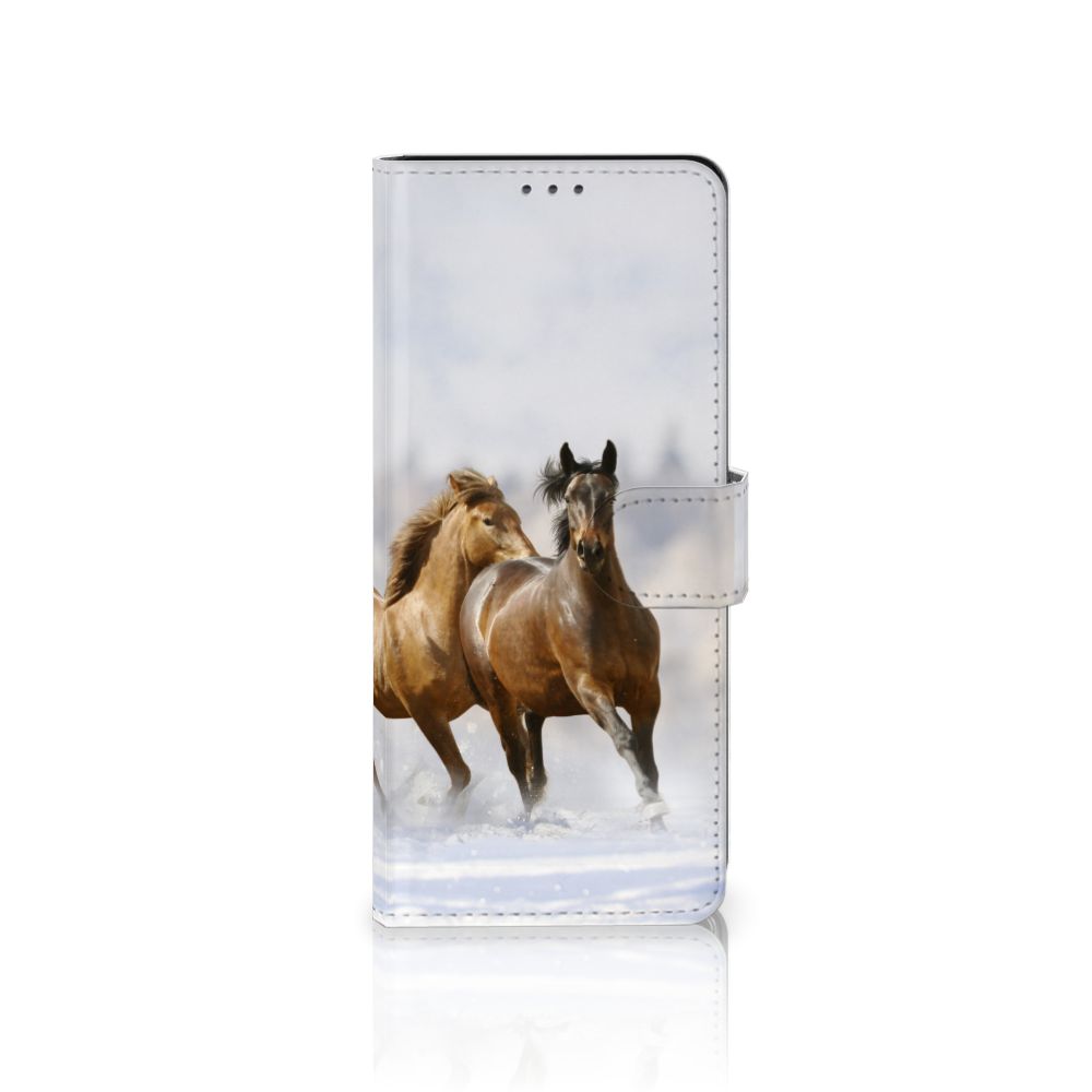 Sony Xperia 5II Telefoonhoesje met Pasjes Paarden