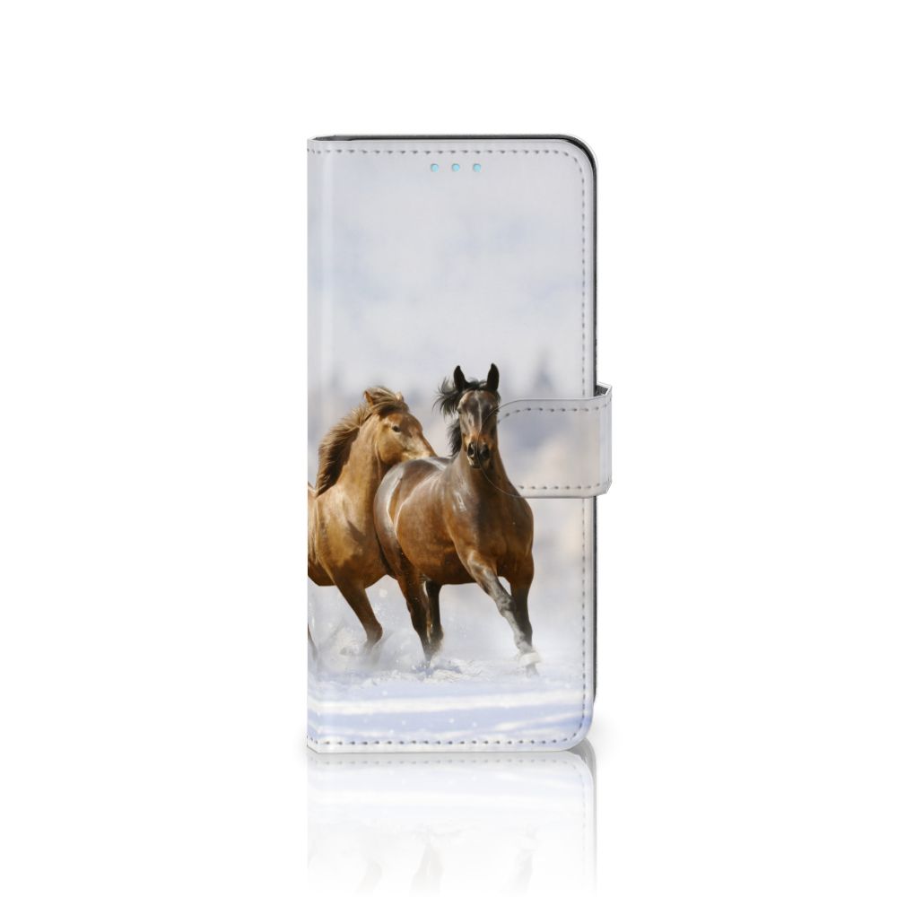 Sony Xperia 10 III Telefoonhoesje met Pasjes Paarden