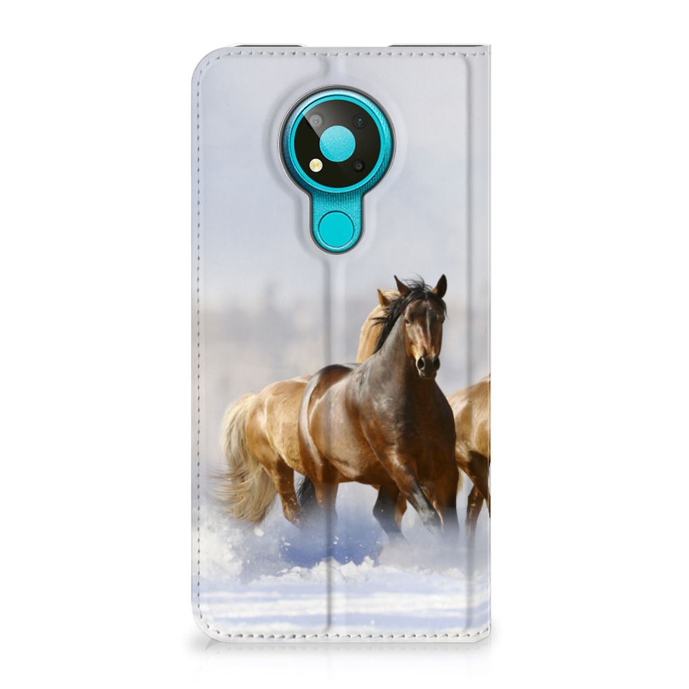 Nokia 3.4 Hoesje maken Paarden