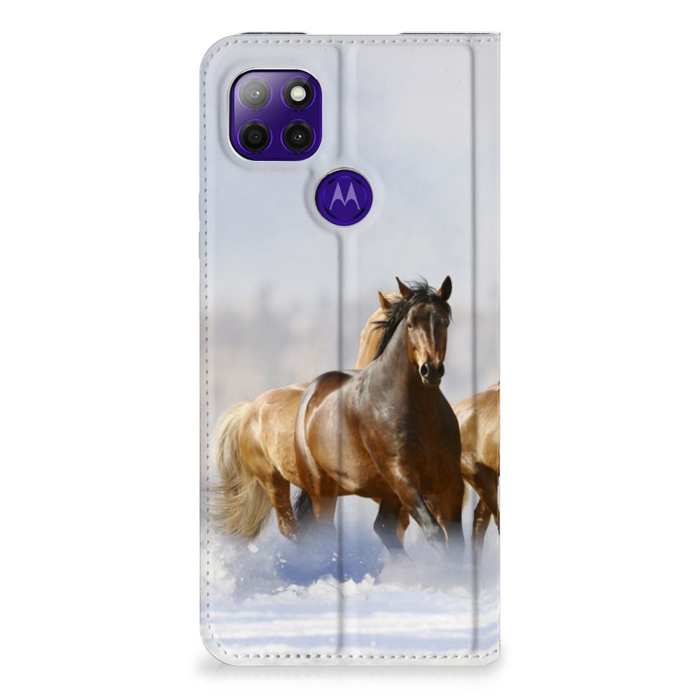 Motorola Moto G9 Power Hoesje maken Paarden