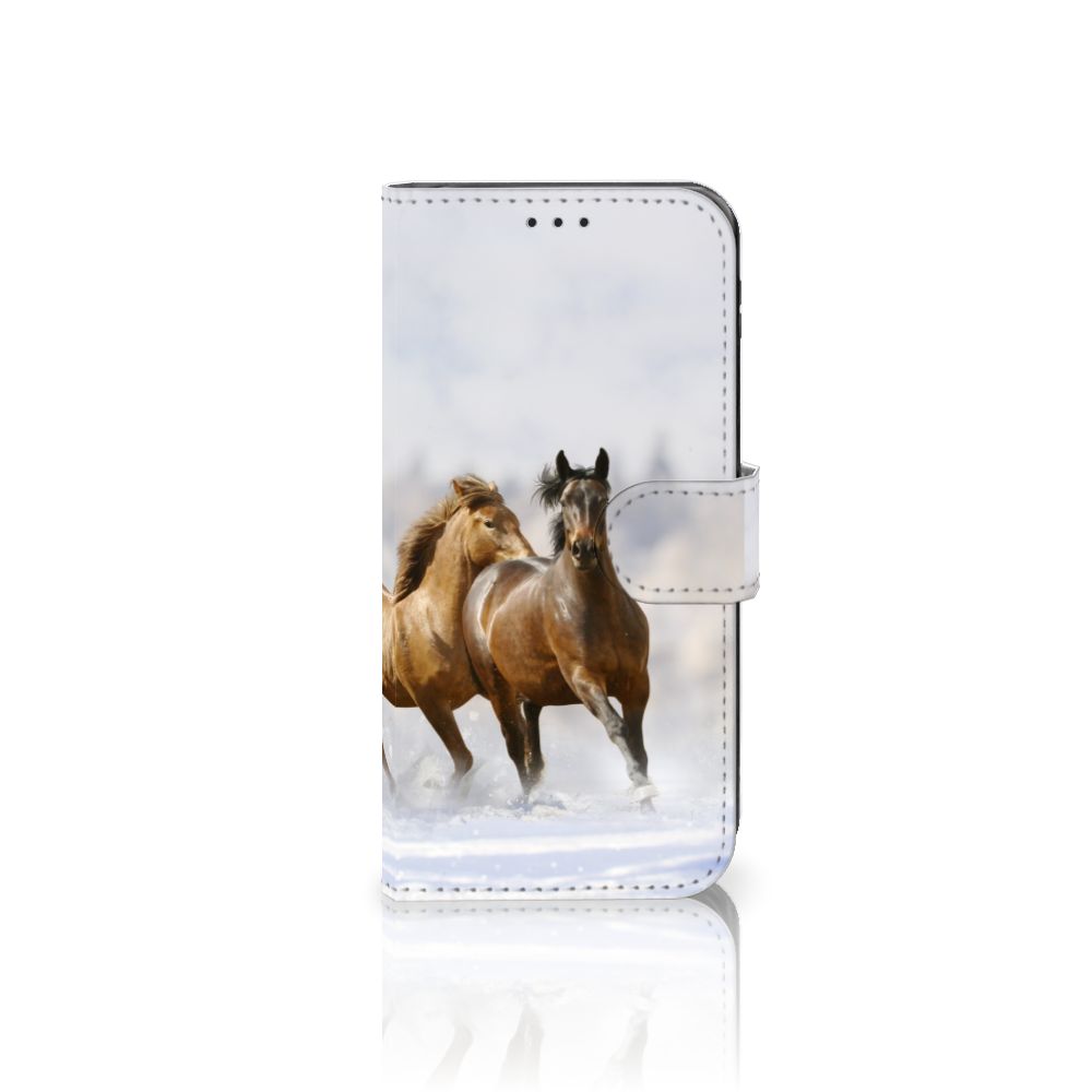 Samsung Galaxy J5 2017 Telefoonhoesje met Pasjes Paarden