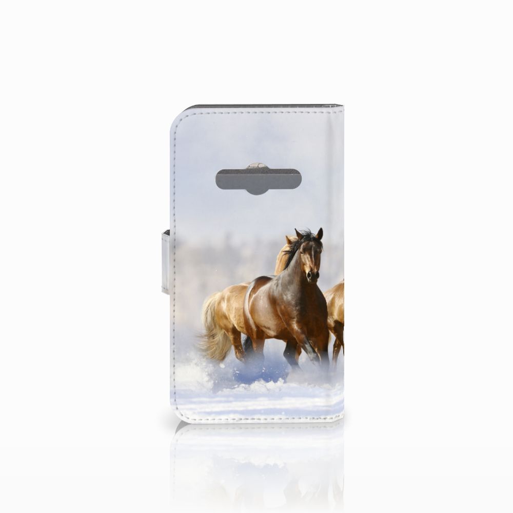 Samsung Galaxy Xcover 3 | Xcover 3 VE Telefoonhoesje met Pasjes Paarden