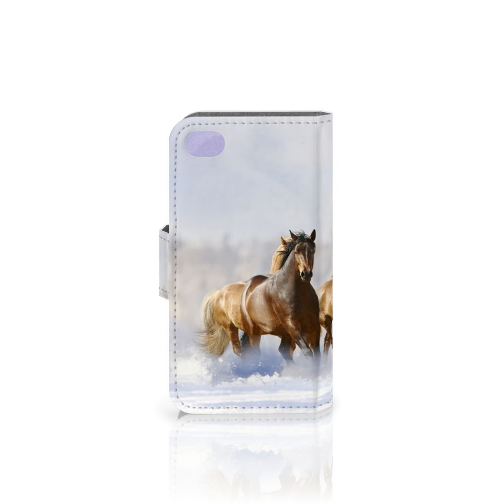 Apple iPhone 4 | 4S Telefoonhoesje met Pasjes Paarden