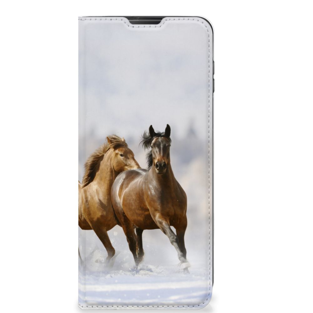 Motorola Moto G 5G Plus Hoesje maken Paarden