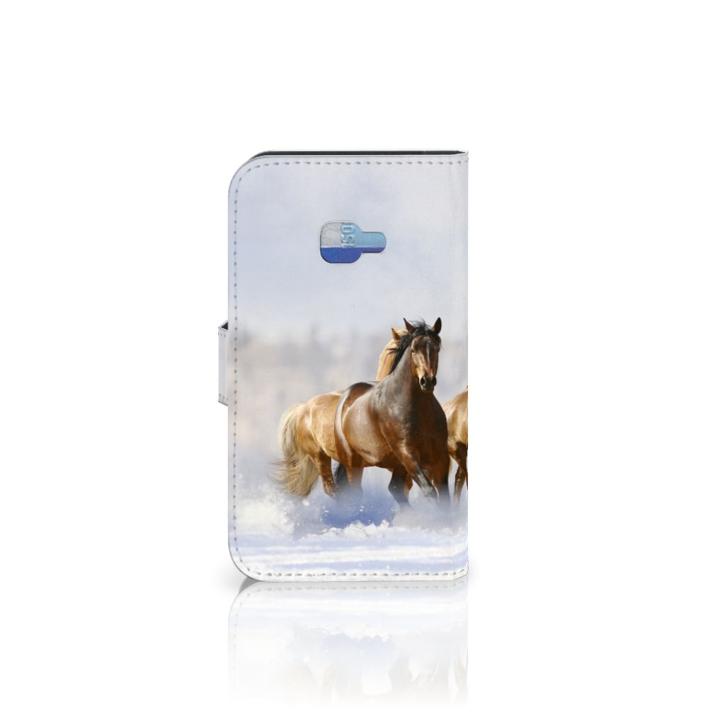 Samsung Galaxy Xcover 4 | Xcover 4s Telefoonhoesje met Pasjes Paarden