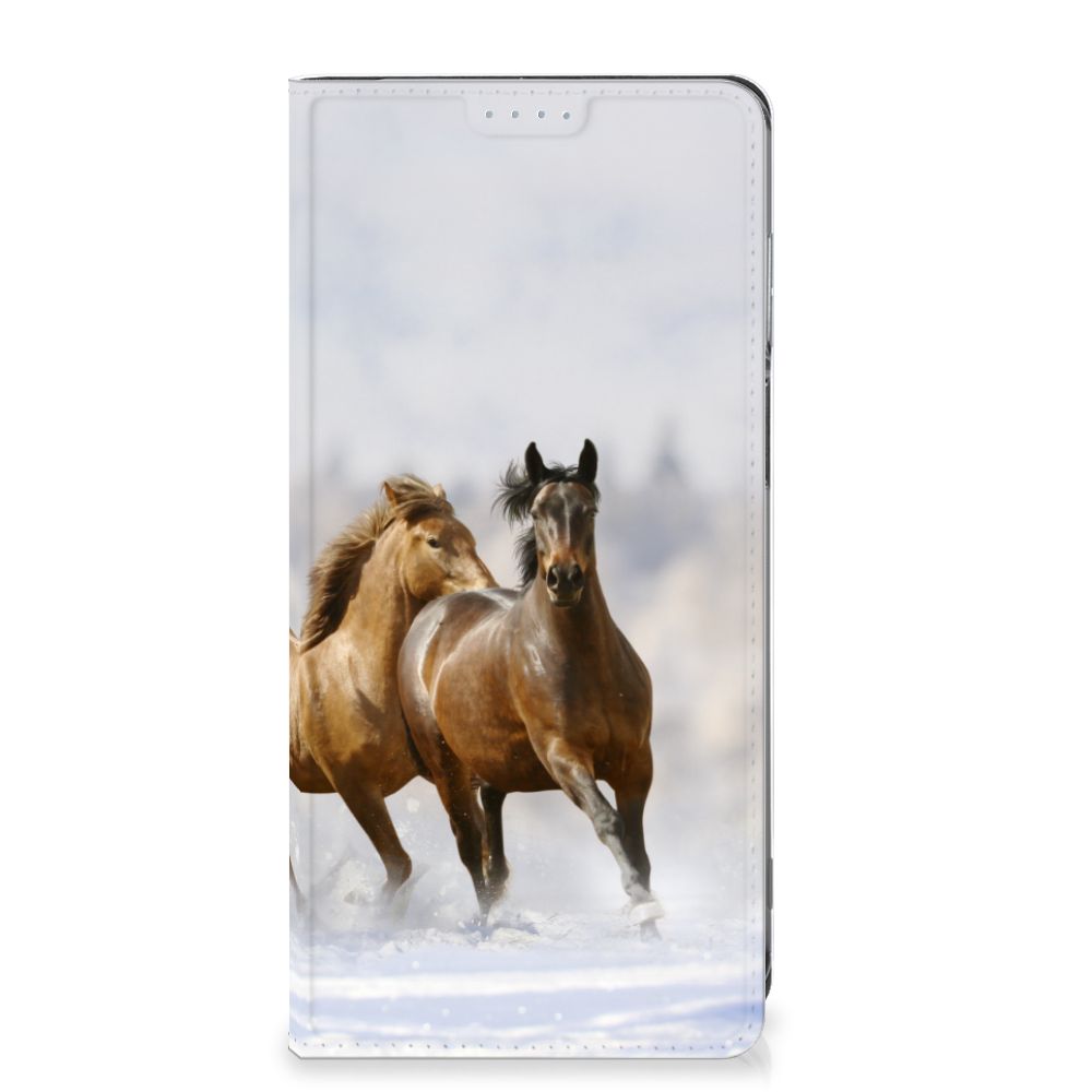 Motorola Moto G62 5G Hoesje maken Paarden