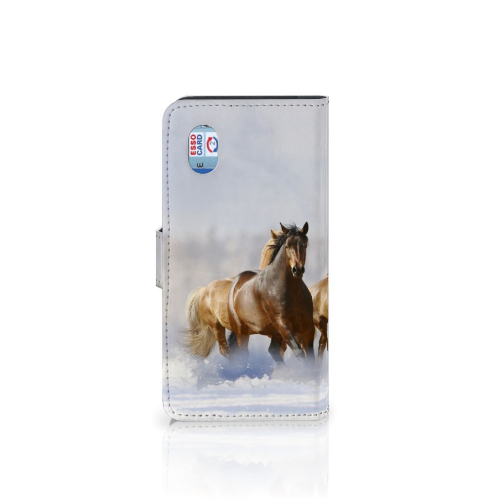 Alcatel 1B (2020) Telefoonhoesje met Pasjes Paarden