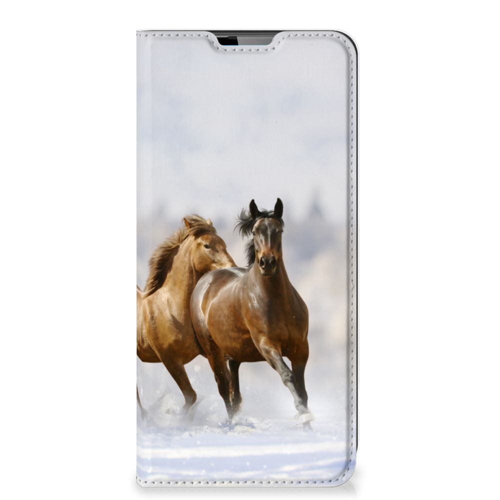 Motorola Moto G9 Plus Hoesje maken Paarden
