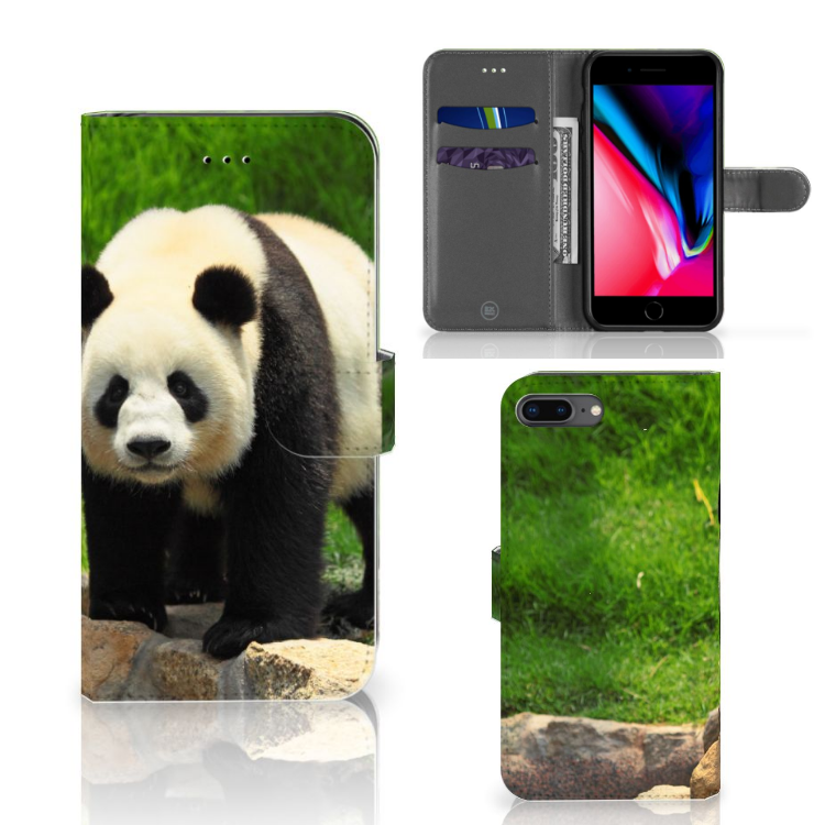 Apple iPhone 7 Plus Uniek Design Telefoonhoesje Panda