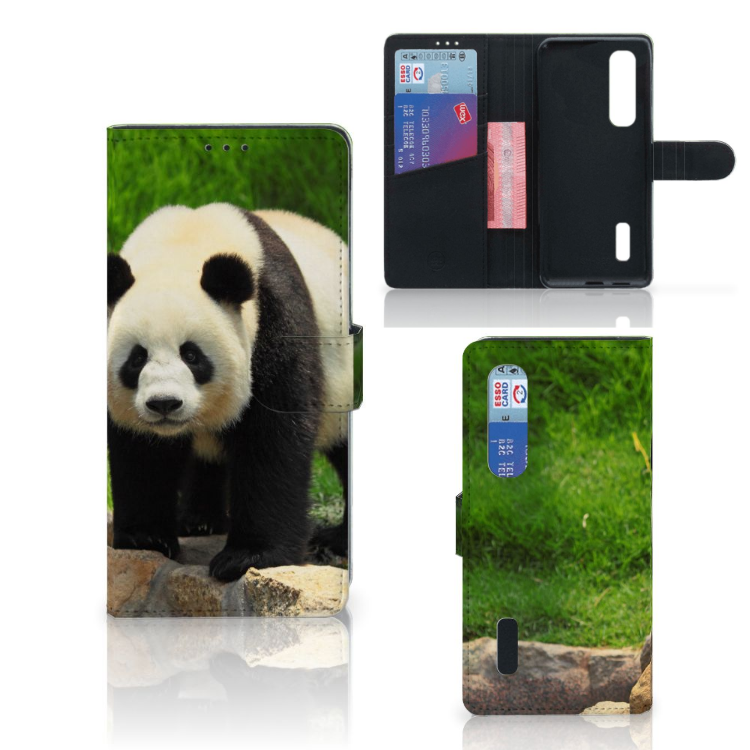 OPPO Find X2 Pro Telefoonhoesje met Pasjes Panda