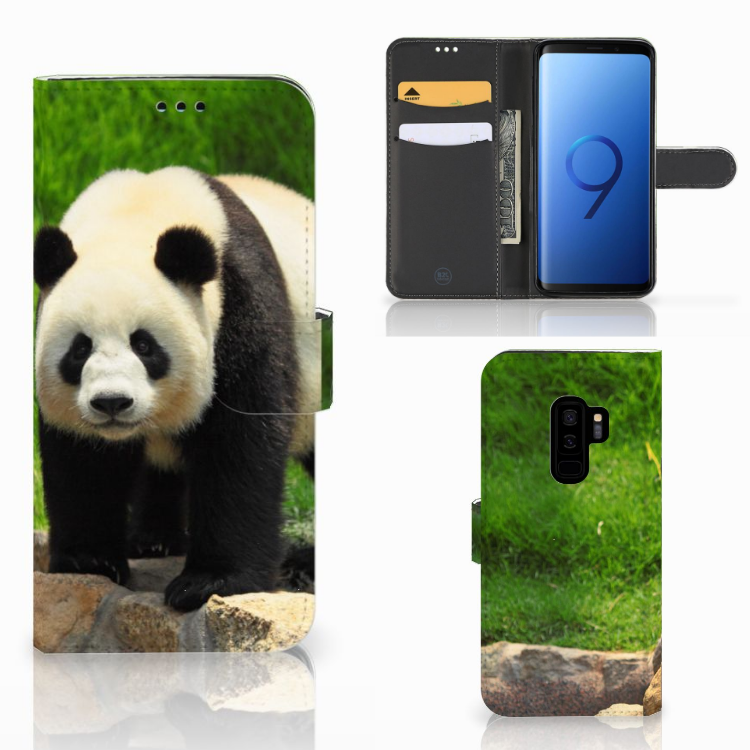 Samsung Galaxy S9 Plus Telefoonhoesje met Pasjes Panda