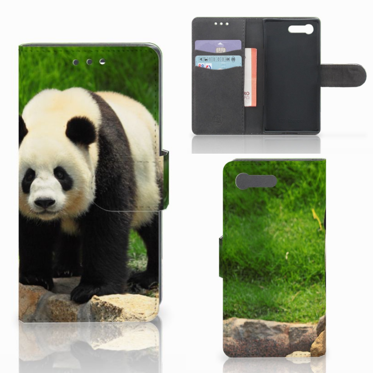 Sony Xperia X Compact Uniek Design Hoesje Panda