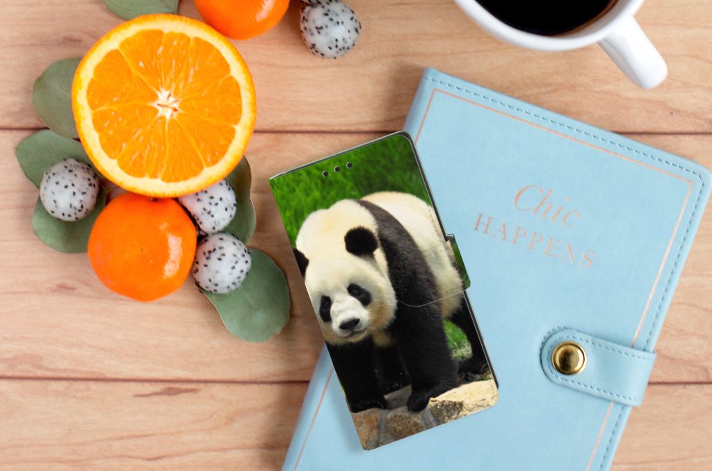 Sony Xperia XA1 Telefoonhoesje met Pasjes Panda