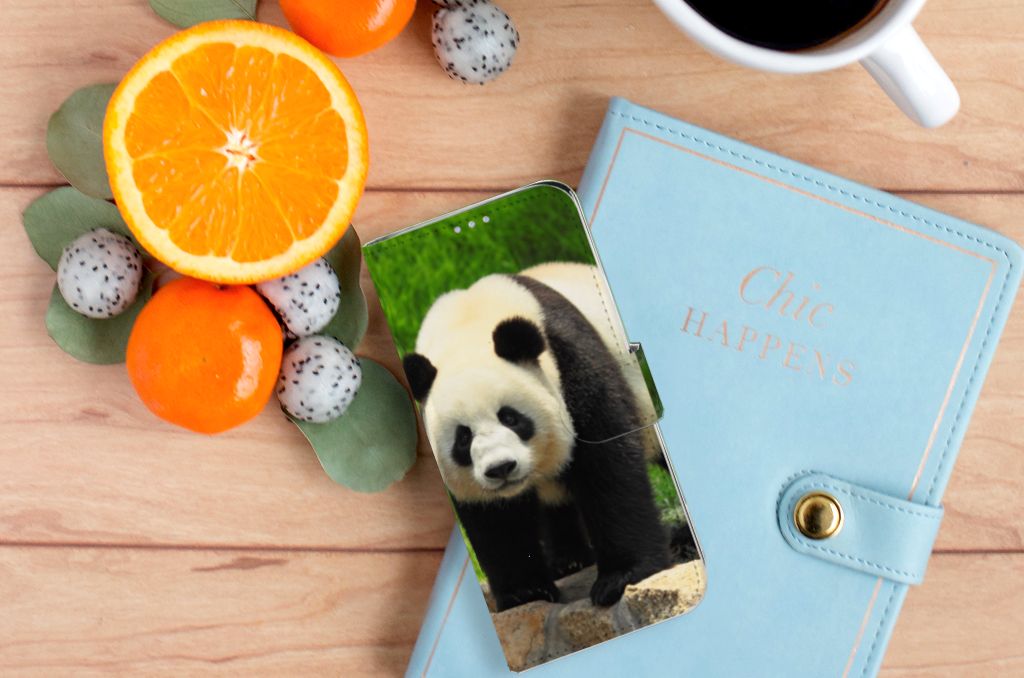 Samsung Galaxy A51 Telefoonhoesje met Pasjes Panda