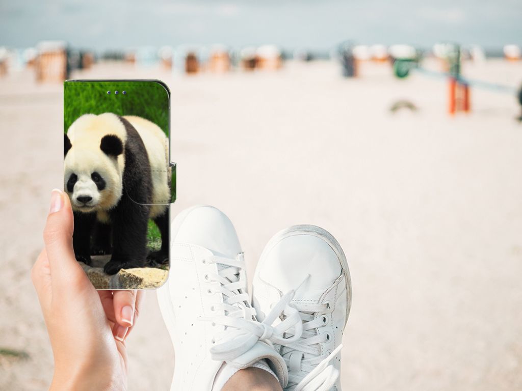 Samsung Galaxy S10e Telefoonhoesje met Pasjes Panda