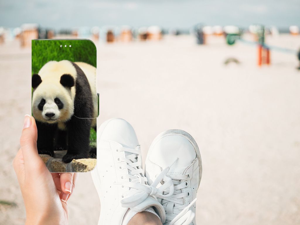 Samsung Galaxy S10 Plus Telefoonhoesje met Pasjes Panda