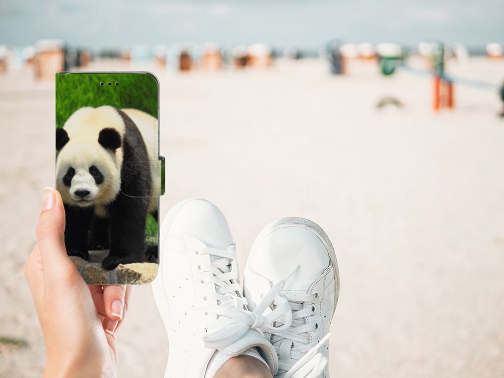 Huawei P20 Lite Telefoonhoesje met Pasjes Panda