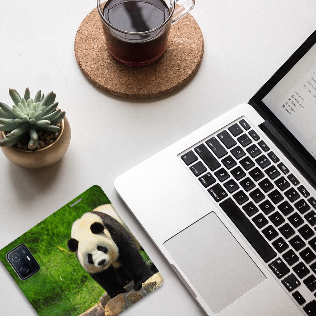 Xiaomi 11T | Xiaomi 11T Pro Hoesje maken Panda