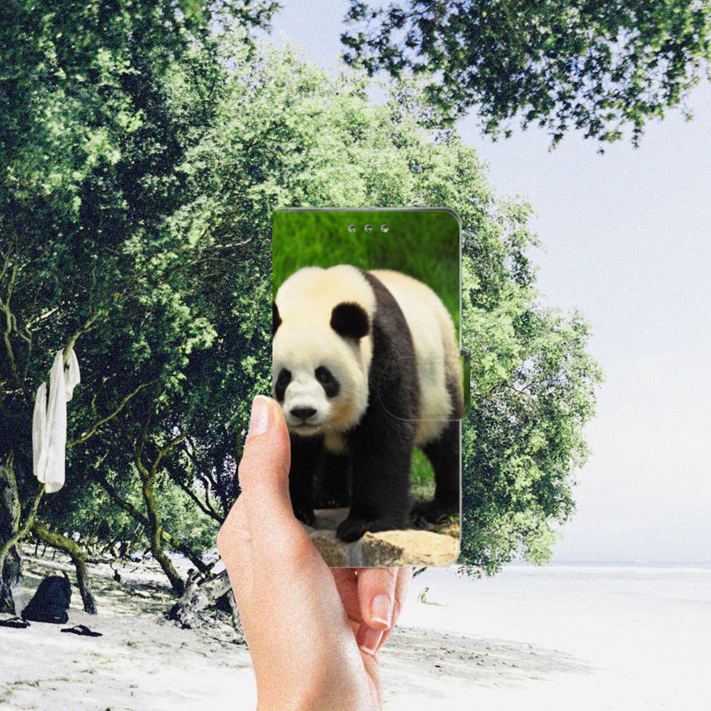 Sony Xperia XZ1 Telefoonhoesje met Pasjes Panda