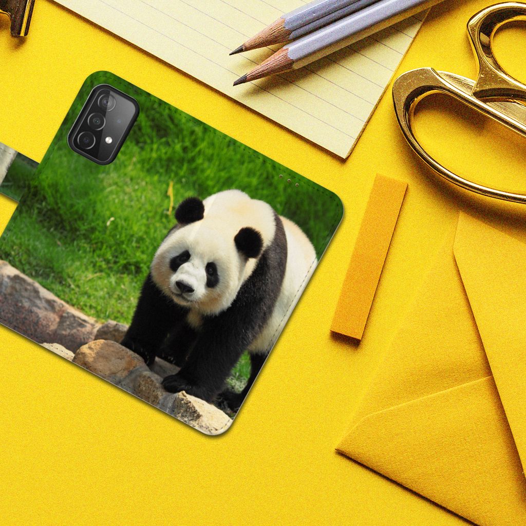 Samsung Galaxy A52 Telefoonhoesje met Pasjes Panda