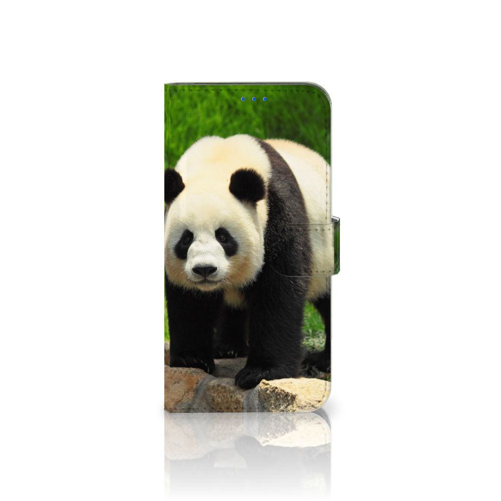 OPPO Reno6 5G Telefoonhoesje met Pasjes Panda