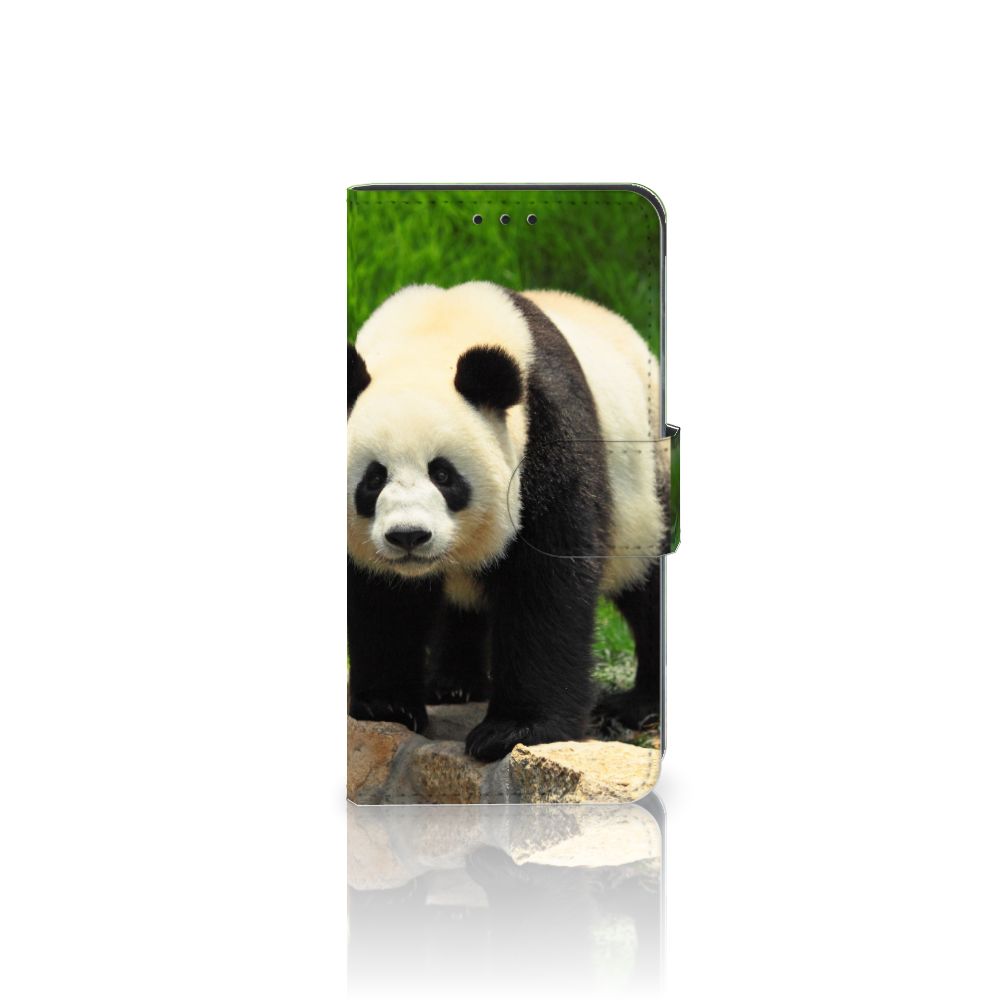 Samsung Galaxy A3 2017 Telefoonhoesje met Pasjes Panda