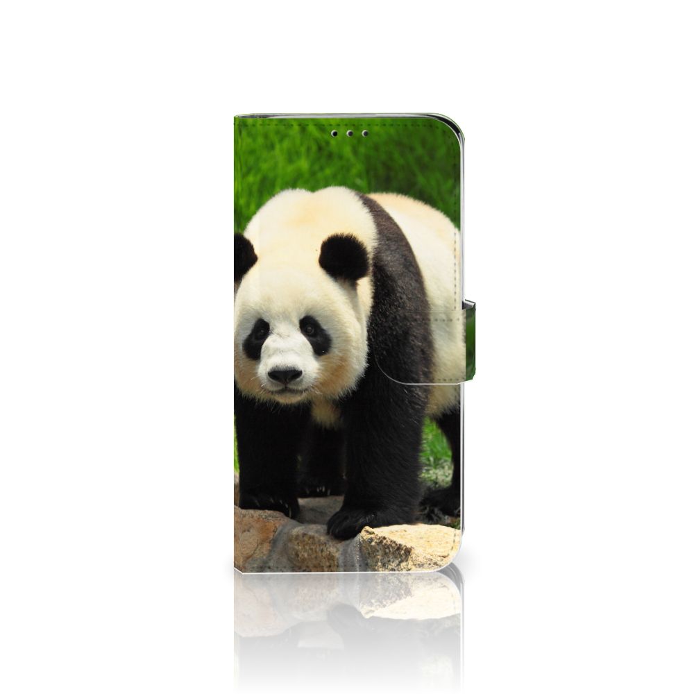 Motorola Moto G7 Power Telefoonhoesje met Pasjes Panda