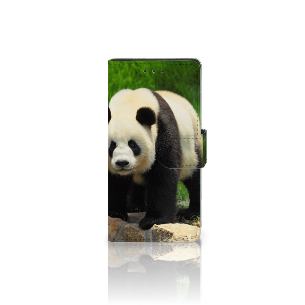Samsung Galaxy S5 | S5 Neo Telefoonhoesje met Pasjes Panda