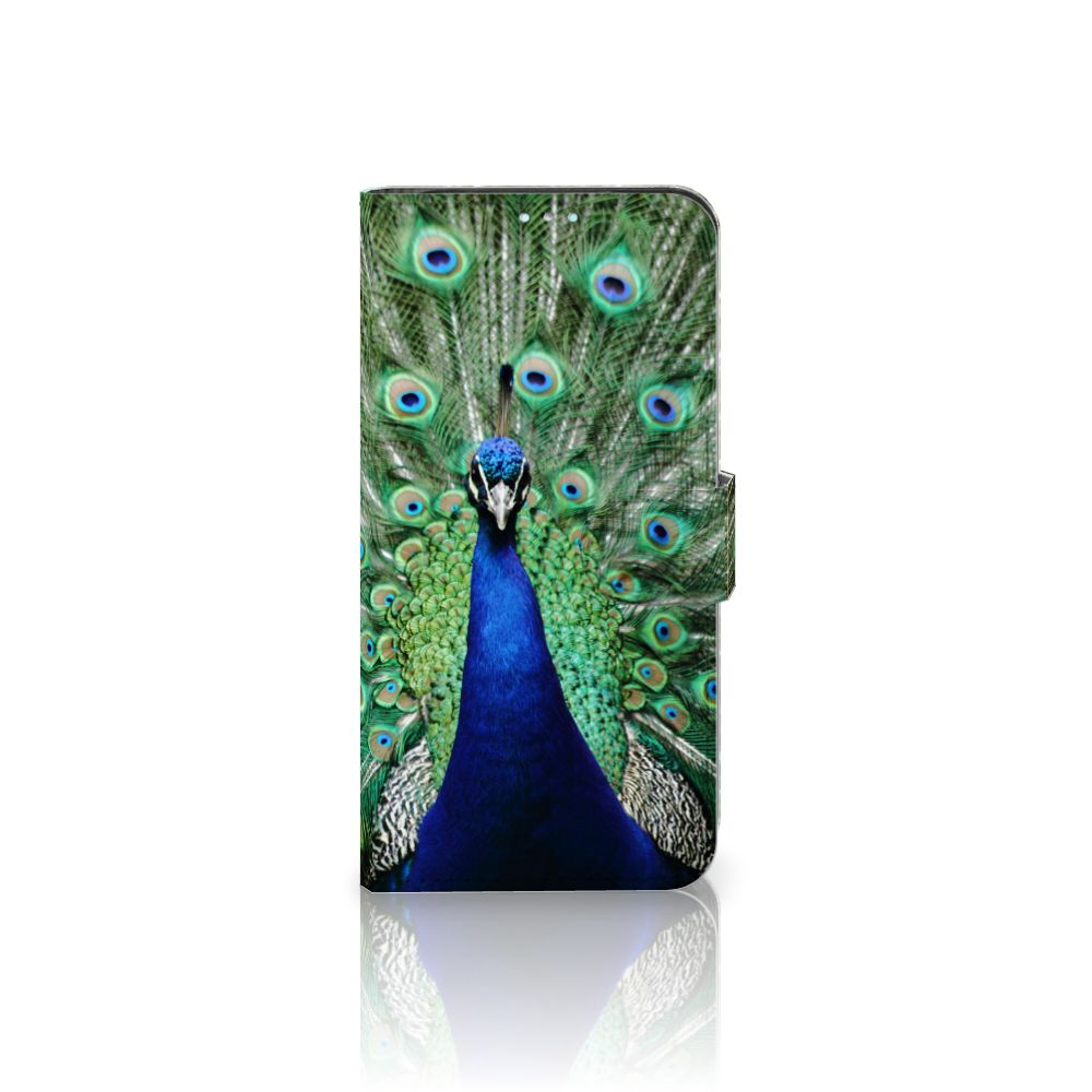 Samsung Galaxy A41 Telefoonhoesje met Pasjes Pauw