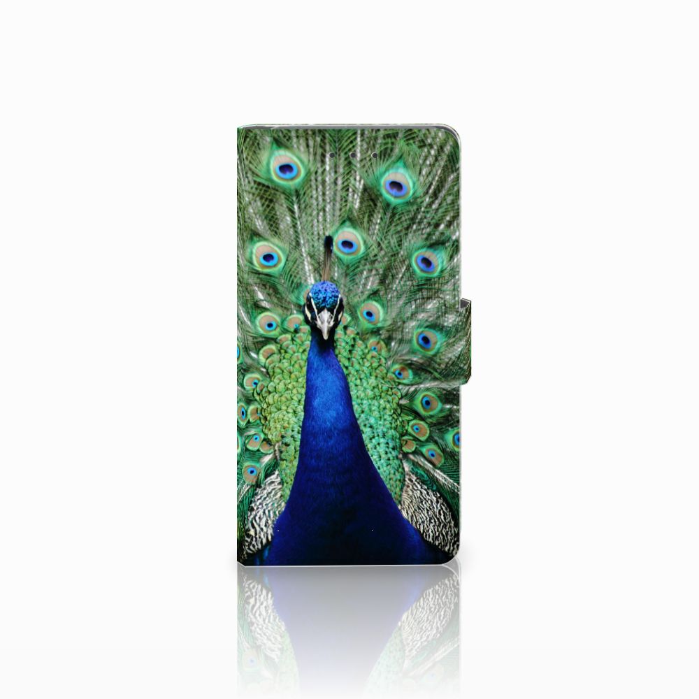 Samsung Galaxy Grand Prime | Grand Prime VE G531F Telefoonhoesje met Pasjes Pauw