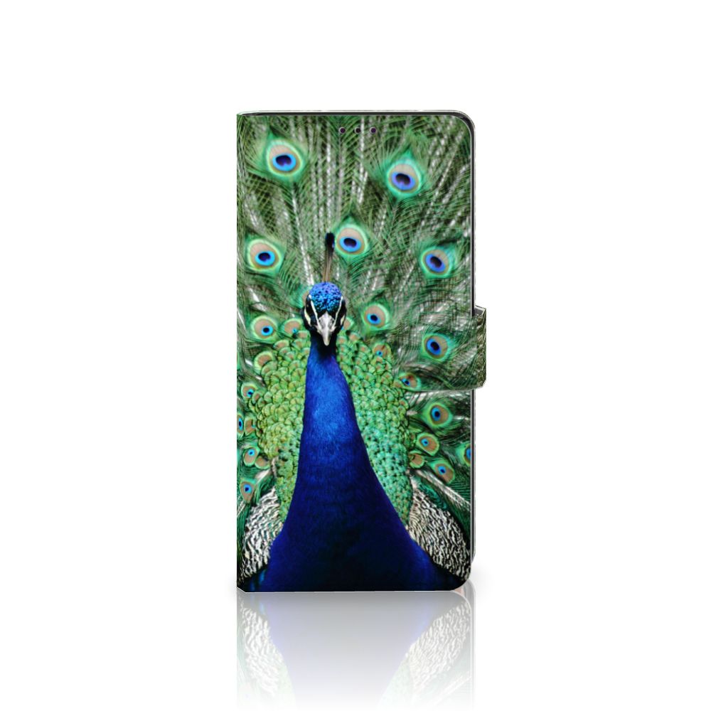 Samsung Galaxy Note20 Ultra Telefoonhoesje met Pasjes Pauw