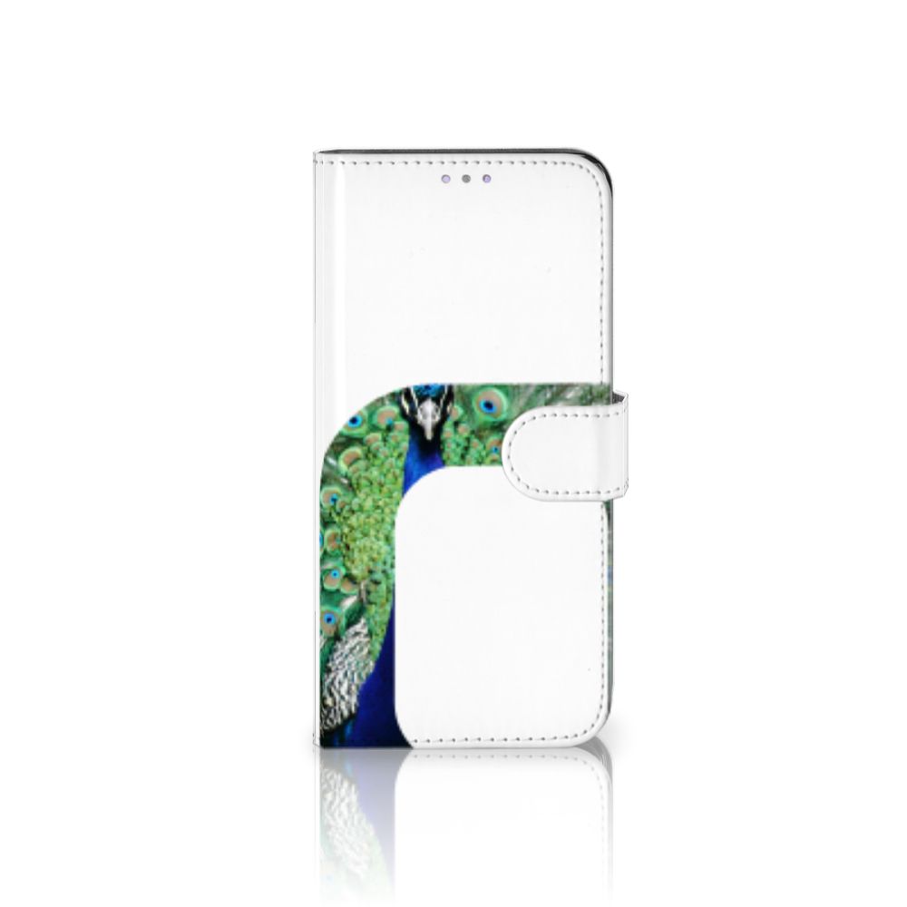 Samsung Galaxy A31 Telefoonhoesje met Pasjes Pauw