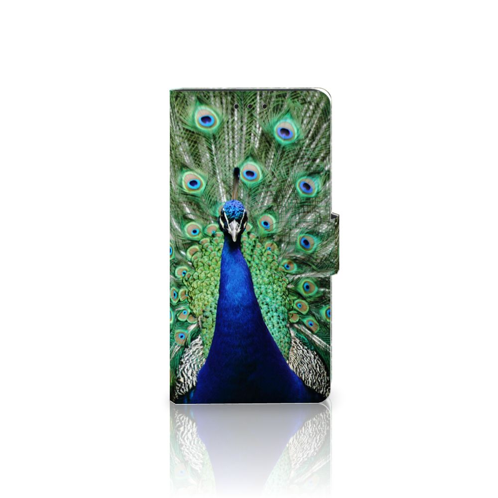 Samsung Galaxy J5 2016 Telefoonhoesje met Pasjes Pauw