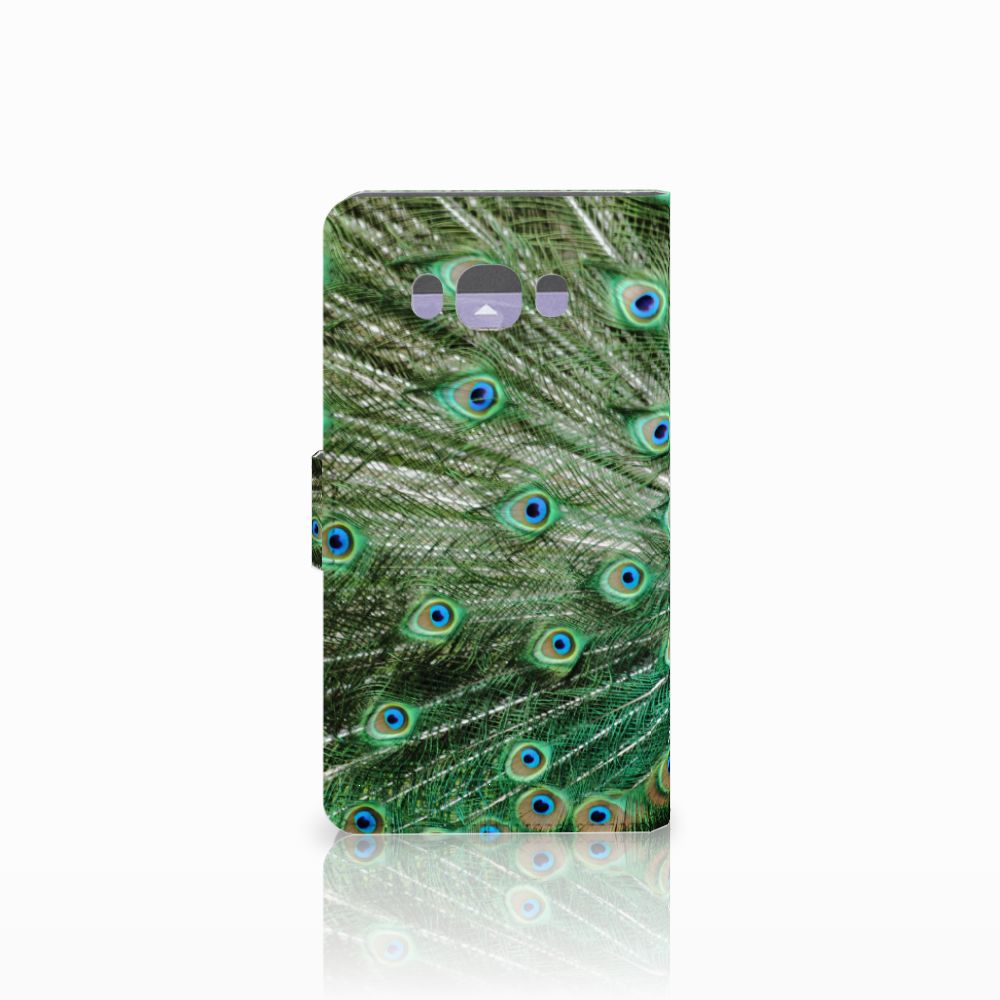Samsung Galaxy J7 2016 Telefoonhoesje met Pasjes Pauw