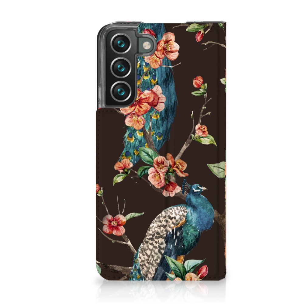 Samsung Galaxy S22 Plus Hoesje maken Pauw met Bloemen