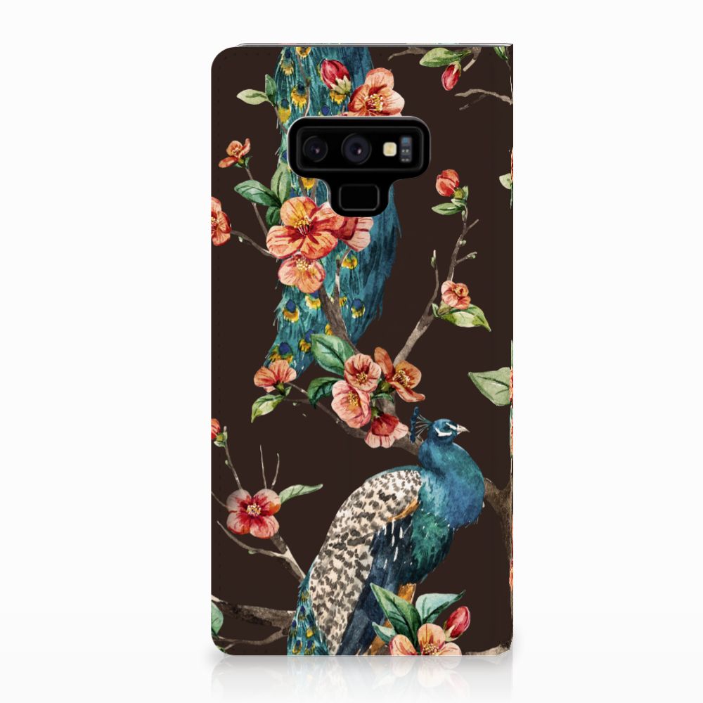 Samsung Galaxy Note 9 Hoesje maken Pauw met Bloemen