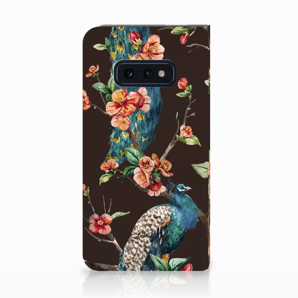 Samsung Galaxy S10e Hoesje maken Pauw met Bloemen