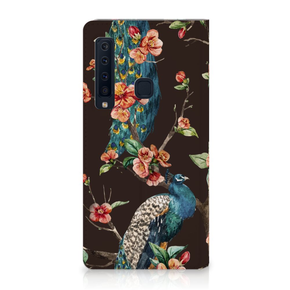 Samsung Galaxy A9 (2018) Hoesje maken Pauw met Bloemen