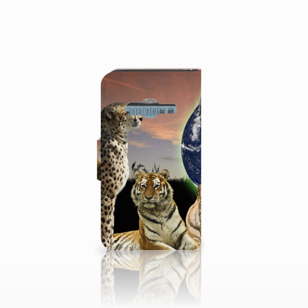 Samsung Galaxy Trend 2 Telefoonhoesje met Pasjes Roofdieren