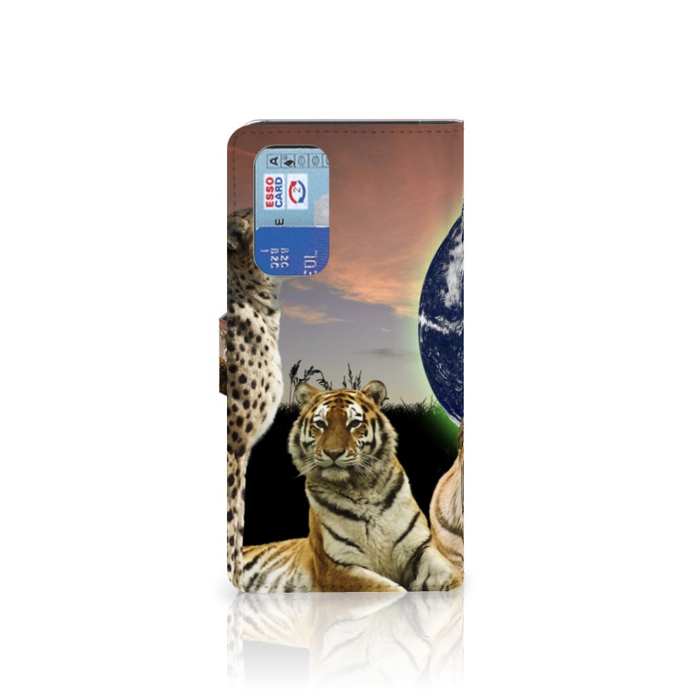 OnePlus 9 Pro Telefoonhoesje met Pasjes Roofdieren