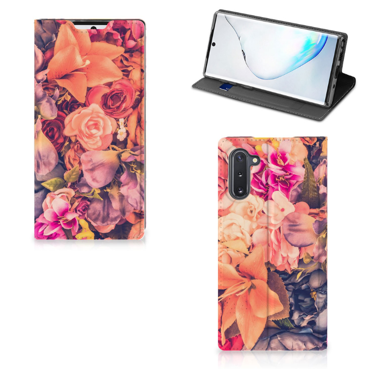 Samsung Galaxy Note 10 Smart Cover Bosje Bloemen